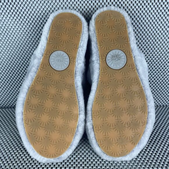 UGG Oh Yeah Slide Slippers Womens Size 9 Gray Elastic Slingback Open Toe - Picture 13 of 13